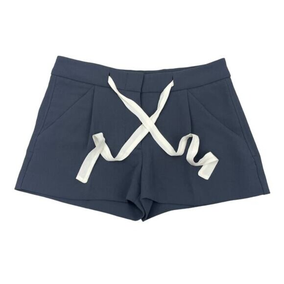 WILFRED Aritzia Exergue Pleated Tie Front Crepe Short Sz 0 - Picture 5 of 8